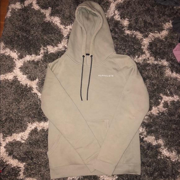 Alphalete Tops - Alphalete full length hoodie in camo-green